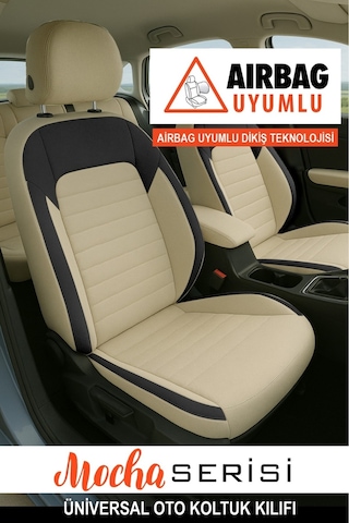 Naz Oto Mocha Taytüyü Oto Koltuk Kılıfı Hyundai İ20-i30-accent Blue-era-getz Uyumlu Bej
