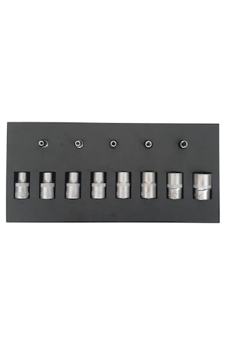 13 Parça 1/4 Ve 1/2 E Lokma Takımı Dişi Torx