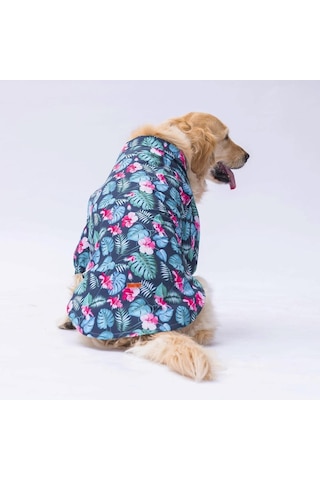 Pawstar Çiçekli Orta Büyük Irk Köpek Gömleği