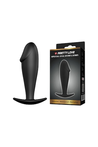 Hızlı Express Pretty Love Butt Plug 10 Cm Silikon Anal Plug Zenci Penis Mini Anal Dildo