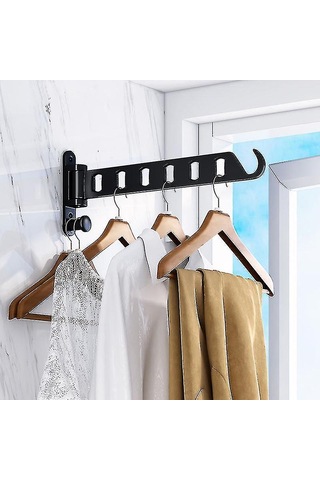 Birden Fazla Kıyafeti Asmak İçin Döner Katlanabilir Elbise Askısı B Diğer