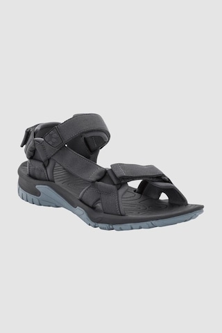 Jack Wolfskin Lakewood Ride Erkek Outdoor Sandalet Ebony Çok Renkli