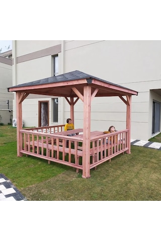 Şen Mobilya Bahçe Çardağı Bahçe Kamelyası P050 Maun