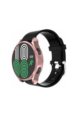 Samsung Uyumlu Galaxy Watch 4 40Mm Silikon Kapak Kılıf Ekran Koruyucu
