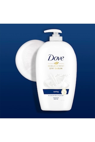 Dove Caring 1/4 Nemlendirici Krem Etkili Sıvı Sabun Nemlendirici 3 x 450 ML