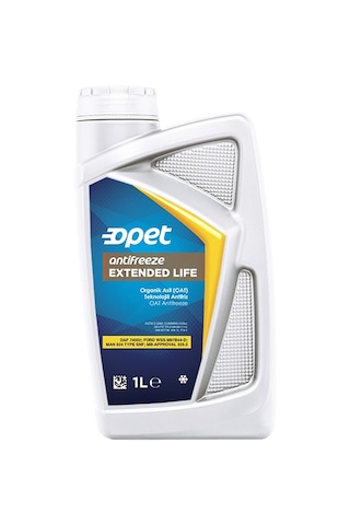Opet Antifreeze Extended Life Kırmızı Antifriz 1 Litre 20