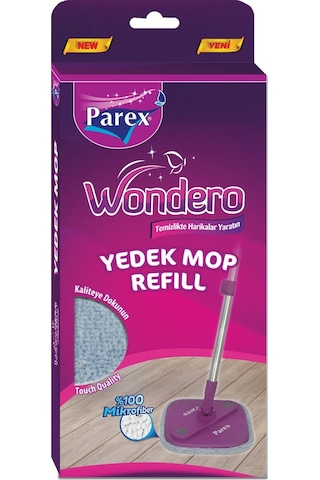 Parex Wondero Mikrofiber Yedek Paspas Beyaz