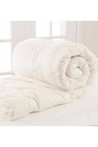 Viscoleff Mega Battal Boy Çift Kişilik Yün Yorgan 215x215 Cm Beyaz