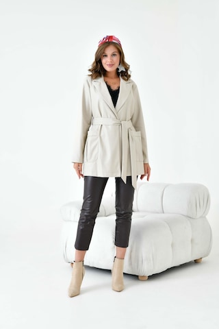 Ftz Kadın Deri Ceket Beige 30917-beige Bej