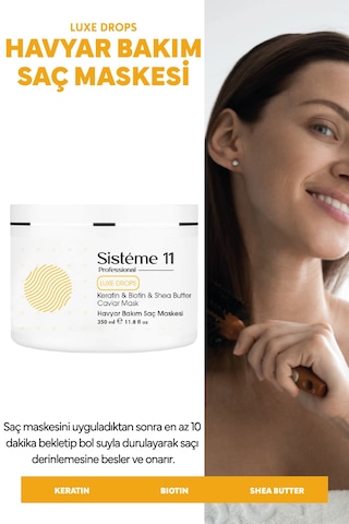 Sisteme 11 Havyar Saç Bakım Maskesi 350 Ml