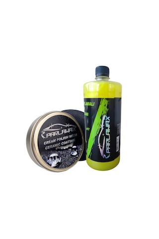 Parlawax 2'li Set Ph Nötr Oto Şam.1lt-seramik Kat.krem Cila 100gr Parlawax 2'li Set Ph Nötr Oto Şam.1lt-seramik Kat.krem Cila 100gr