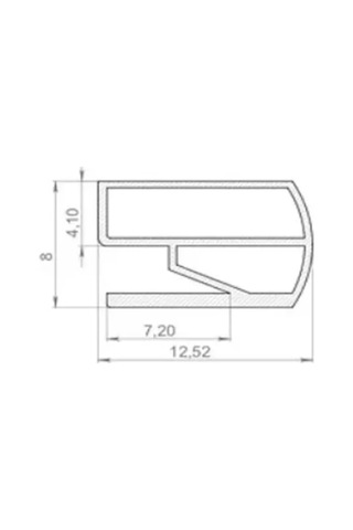 Profilegroup Manyetik Sızdırmazlık Bantlı Kapı Yalıtım Bandı 184568092 2 x 10 M