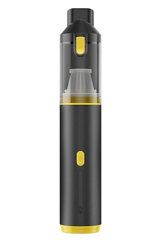 Araç İçi Küçük Yüksek Emişli Elektrikli Süpürge: Taşınabilir Şişirilebilir Çift İşlevli-sarı Siyah