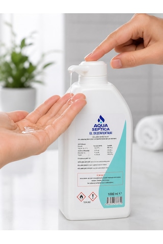 Aqua Septica El Dezenfektanı 1 Litre 10 Adet