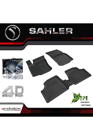 Sahler Hyundaı İ20 İle Uyumlu 2015-2020 Araca Özel 4.5d Havuzlu Oto Paspas