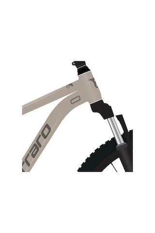 Carraro Crx 724 Dağ Bisikleti Gül Gri-koyu Gri 24v S/36cm Siyah
