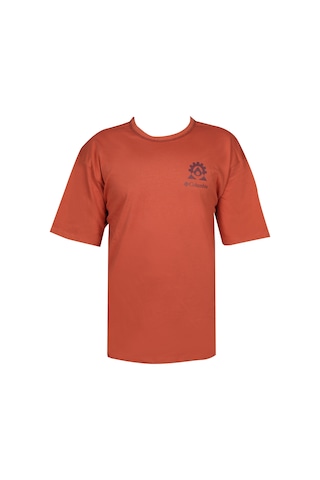 Columbia Columbıa Landroamer Erkek T-shırt 2120601-851 2120601-851 Turuncu Turuncu