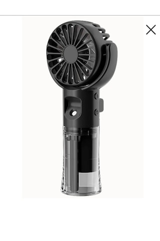 Peka Mini Şarjlı El Fanı 3 Kademeli Su Buharlı Mini Fan