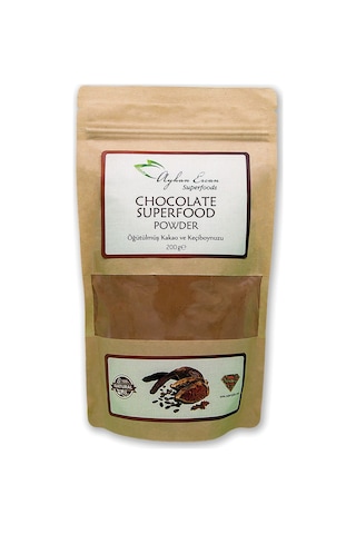 Ayhan Ercan Chocolate Superfood Powder Kakaolu İçecek Tozu 200 G