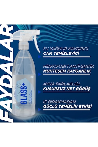 Gyeon Q²m Glass+ Plus Araç Cam Yağmur Kaydırıcı Su İtici Ve Temiz