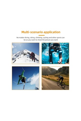 Novahub 4k 160 Geniş Açılı Su Geçirmez Aksiyon Kamera, Wifi Ve Uzaktan Kumandalı, Siyah Siyah