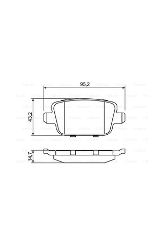 Ford Kuga 2.0tdci 2008-2012 Bosch Arka Balata Netpar24537