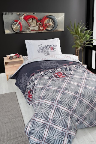 Ranforce Genç Nevresim Takımı Hurrıc Siyah