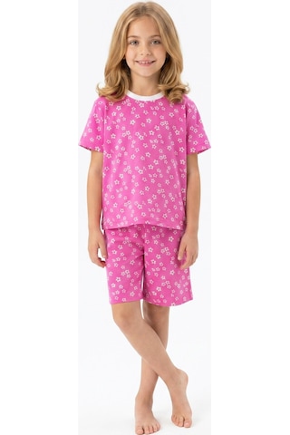 Modanino Kız Çocuk %100 Pamuk Ve Şortlu Pijama Takımı 3-8 Yaş 12747ıs Pembe Modanino Kız Çocuk %100 Pamuk Ve Şortlu Pijama Takımı 3-8 Yaş 12747ıs Pembe