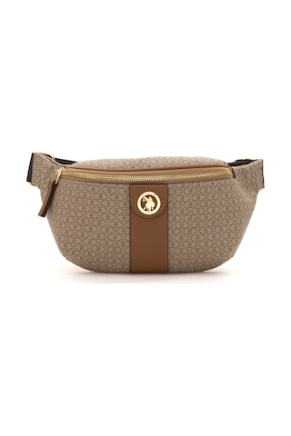 U.S. Polo Assn. Kadın Koyu Bej Bel Çantası 50293693-VR088