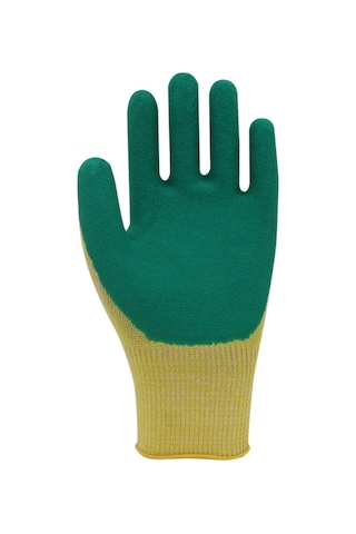 Beybi Pl550 Polyester Örme Lateks Yeşil Iş Eldiveni 12 Çift