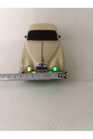 Nostaljik Radyo Oyuncak Araba Müzik Çalar Bluetooth Hoparlör Usb Tf Aux Sd Kart Ses Bombası - Gri- T