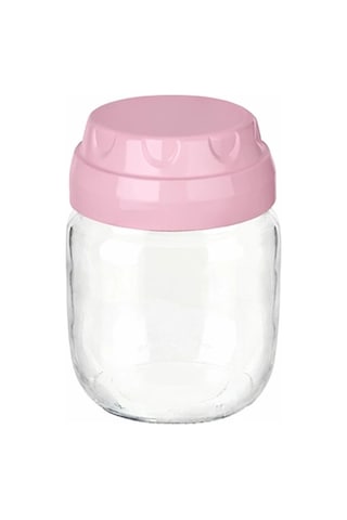 3 Adet Vintage Dekoratif Cam Kanoz 425ml - 14,3 Oz Çok Renkli