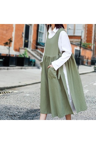 Homyl Kadın Edebiyatı Önlük Moda Bahçecilik Ev Boyama Için Yeşil