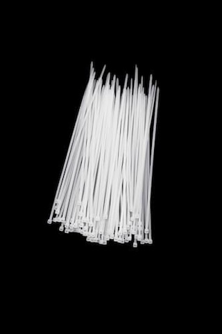 2,5x100 Beyaz Kablo Bağı & Plastik Kelepçe & Cırt Kelepçe 100 Adet Paket