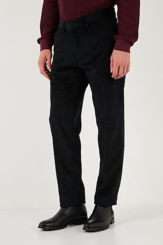 Buratti Normal Bel Regular Fit Düz Paça 2'Li Paket Erkek Kadife Pantolon 645Merlins2 Antrasit-Siyah