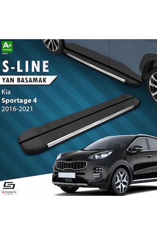 S-dizayn Kia Sportage 4 S-line Krom Yan Basamak 173 Cm 2016-2021