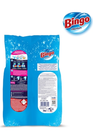 Bingo Matik Premium Renkliler İçin 8 kg Müge Çiçeği Toz Deterjan