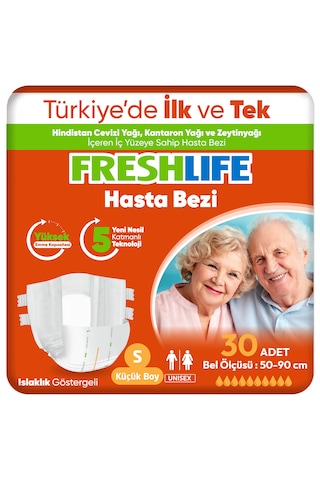 Freshlife Small Bel Bantlı Yetişkin Hasta Bezi 30 Adet