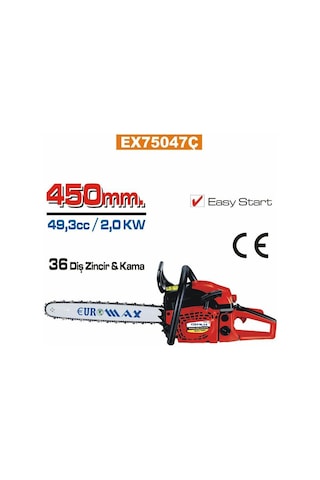 Euromax 75047c Benzinli Ağaç Kesim Motoru