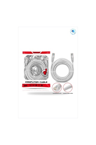 Cat5e Network Kablosu 10 M Ethernet Data Cable Rj45 Utp 24awg Ofi