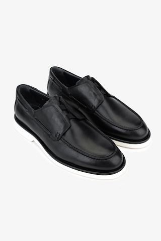 Valmenti Erkek Hakiki Deri Siyah Casual Ayakkabı 383 6807 Erk Ayk Y26 Sıyah Dr