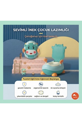 Tuvalet Eğitici Lazımlık - Yeşil