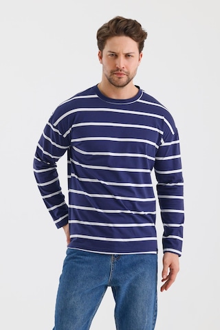 Alexander Gardi Alexandergardı Çizgili Regular Fit Sweatshırt E24-00158 001