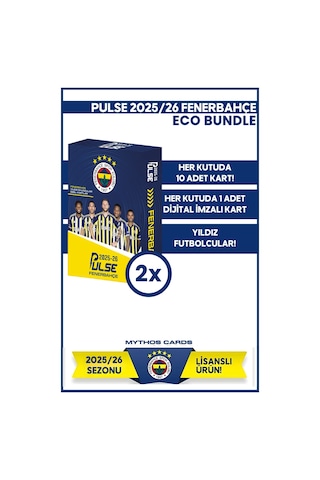 Eco Bundle - Fenerbahçe - Pulse Futbolcu Kartları 2025/26 - 2 Paket