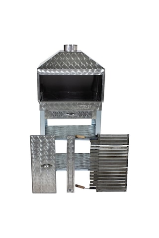 Metehan MTH-49 Davlumbazlı - Bacalı - Çekmeceli - Lama Izgaralı Mangal