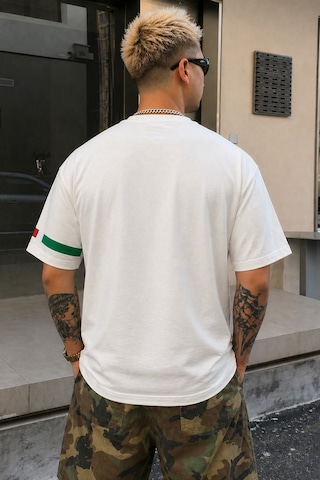 Tarz Cool Erkek Regular Baskılı Tişört Mexico Yazılı %100 Pamuk Rahat Kesim T-shirt Beyaz