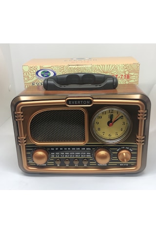 Lebron Rt-718 Nostaljik Tasarım Am/fm/sw 3 Bant Radyo & Bluetooth Hoparlör