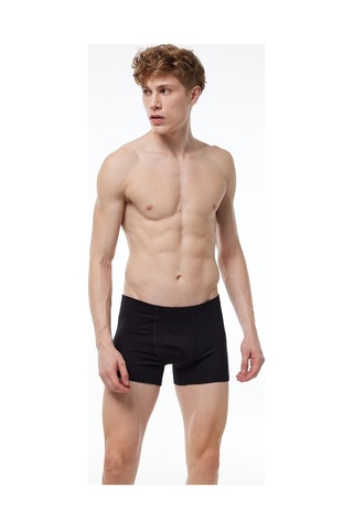 Malabadi 058 Erkek Modal Likralı Boxer-Siyah