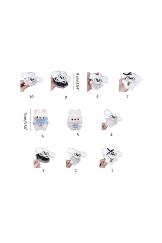 Karikatür Peluş Köpek Saç Tokası Tembel Saç Tokası Ördek 0008 Diğer