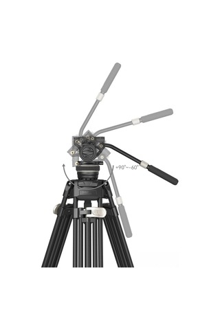 Smallrig 3989 Ad-100 Video Kamera Karbon Fiber Tripod Kiti
